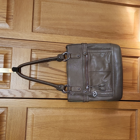 Brighton Taupe Shoulder Bag with Dust Bag - Picture 13 of 16